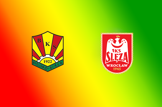 Żółto-czerwony mecz w Bielsku-Białej